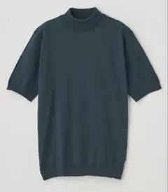 新品未使用品　john smedley charcoal grayコットンニットのサムネイル