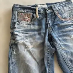 ロリータジーンズLOLITAJEANS ダメージデニム　Y2K ヒゲハチノス海外のサムネイル