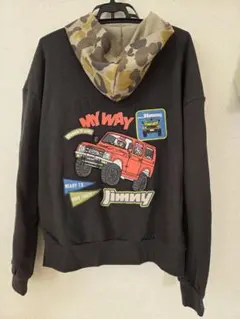 新品 パーカー L ジムニー スズキ ブリーズ プルオーバー ワッペン 裏 