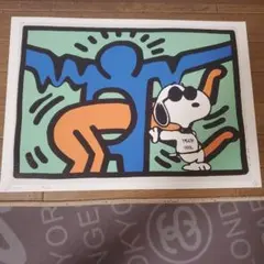 美品Keith Haring Bunny on the Run シルクスクリーン - メルカリ