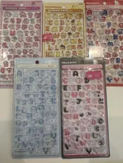 【正規品】ボンボンドロップシール　サンリオmoji 5枚セット