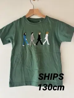 SHIPS シップスキッズ Tシャツ ビートルズ刺繍デザイン130cmのサムネイル