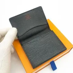 【美品S】ルイヴィトン　カルトドゥヴィジット　エピ　ノワール　黒　名刺入れ