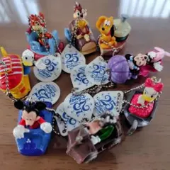 8개 Tokyo Disney Resort 25주년 스트랩 디즈니