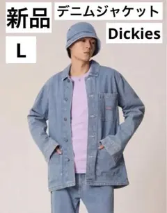 新品‼️ディッキーズ Dickies デニムジャケット オーバーサイズ Lのサムネイル