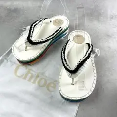 美品 2022SS クロエ Lou ルー ビーチサンダル オーシャンソール 35のサムネイル