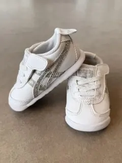 Onitsuka Tiger ベビーシューズ 12cm ホワイト シルバー