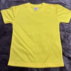 【美品】　子ども服　Tシャツ 半袖　黄色　 130㎝　ユナイテッドアスレ