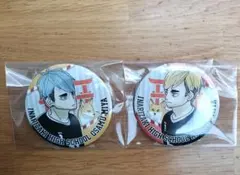ハイキュー　宮兄弟　缶バッジ　２個セット　宮侑　宮治　稲荷崎　まとめ売り