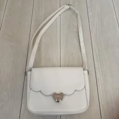 ジェニィ　ショルダーバッグ白かわいいベアくま姫のサムネイル