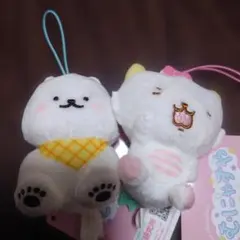 むにゃすや　マスコット　がおぱわるぅ　ぽっきょくてん　2点まとめ売りのサムネイル