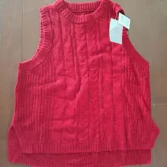 新品、定価2980円のニットベスト MからLサイズ
