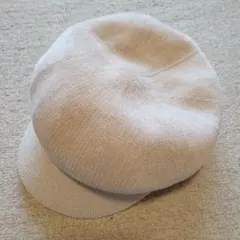 ホワイト ベレー帽 サイズ57.5cm ポリエステル100%