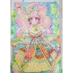 手描きイラスト オリジナル 水彩画 アナログ原画ソーサレス （465）コピック