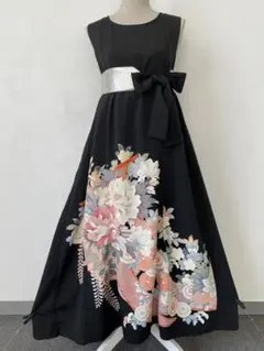 3246 着物　リメイク　ドレス　ワンピース