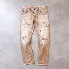 DIESEL BLACK GOLD ダメージ加工デニム　30のサムネイル