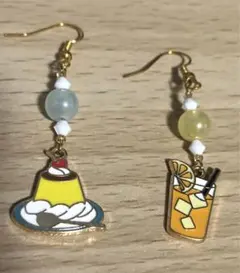 プリン&ジュースピアス