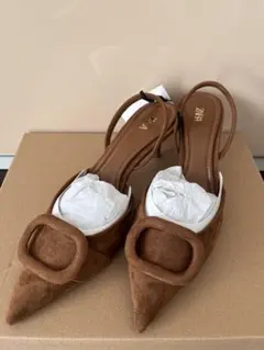 ZARA スリングバックシューズ