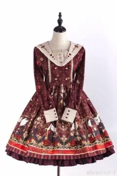 WesterosArmoire ロリータ うさぎ ワイン ワンピースのサムネイル