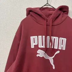 プーマ　パーカー　ロゴ　スウェット　アメリカ古着　L 3632