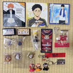 ハイキュー!! まとめ売り 缶バッジ キーホルダー ポーチ アクスタ