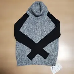 新品　タグ付き　YECCA VECCA ケーブル編み タートルネック　ニット