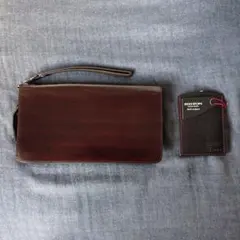 ヒルトン HILTON 二つ折り長財布 カードパスケース 2点セット