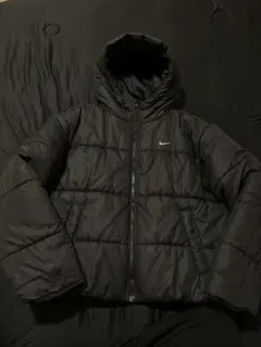 NIKE THERMA-FIT フード付きダウンジャケット Lサイズ ブラック