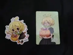 Dr.STONE スイカ ナッツライブカフェ特典ステッカーブロマイド