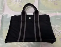 HERMES エルメス フールトゥPM ブラックキャンバス 美品のサムネイル
