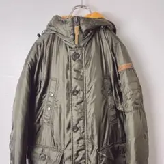 美品　ノースフェイス　メンズ　ダウンジャケット　ミリタリー　ホワイトレーベル