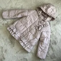 anyFAM エニィファム　フリル付き中綿コート　140