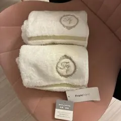 Francfranc ホワイトタオルセット