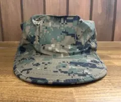 米軍実物 88年製 USMC ウッドランド 迷彩 八角帽 キャップ XLサイズ