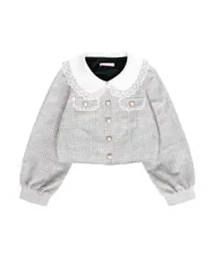 Honey Cinnamon ハートボタンツイードトップスのサムネイル