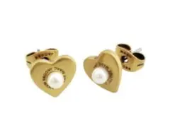 【MARC JACOBS】 ハート型パールピアス