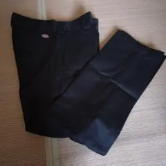 Dickies 黒スラックス30インチ