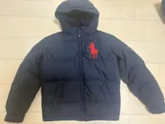 ポロラルフローレンネイビー ダウンジャケット　キッズ150