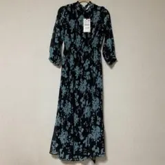 ZARA 花柄ロングワンピース
