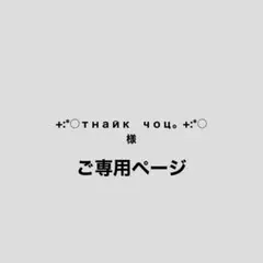 +:*○тнайк　чоц。+:*○様 リクエスト 3点 まとめ商品