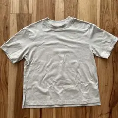 UNIQLO エアリズム コットンTシャツ M ベージュ