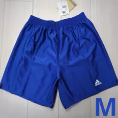アディダス　サッカー練習用パンツ　Mサイズ　ブルー　未使用新品