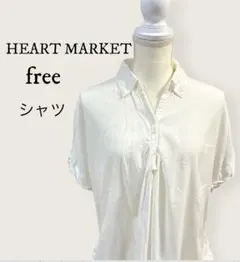 HEART MARKET/free/レイヤード/シャツ/ポロシャツ/シンプル/白