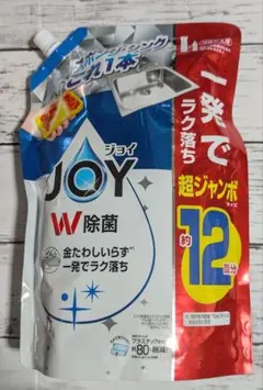 P＆G　ジョイ　W除菌　食器用洗剤　さわやか微香　約12回分　1550ml　詰替