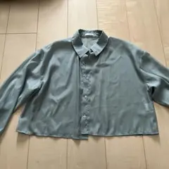 【Honeys】長袖シャツ薄手ショート丈のサムネイル