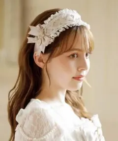 Lizlisa ヘッドドレスライクカチューシャ ピンクのサムネイル