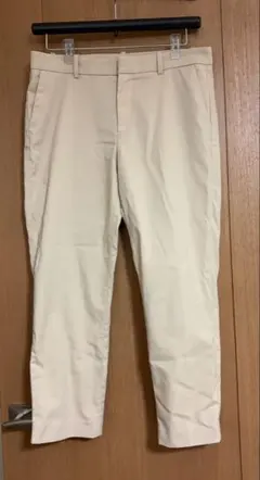 UNIQLO ドライストレッチクロップドパンツ　ナチュラル