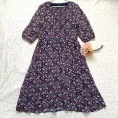 大きいサイズ　花柄ワンピース　3L