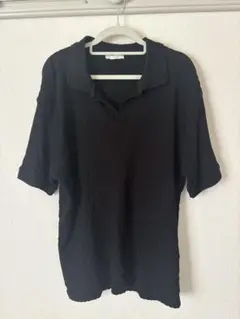 ZARAブラックポロシャツ Lサイズ