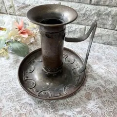 フランス アンティーク ヴィンテージ 錬鉄製 燭台 キャンドルホルダー